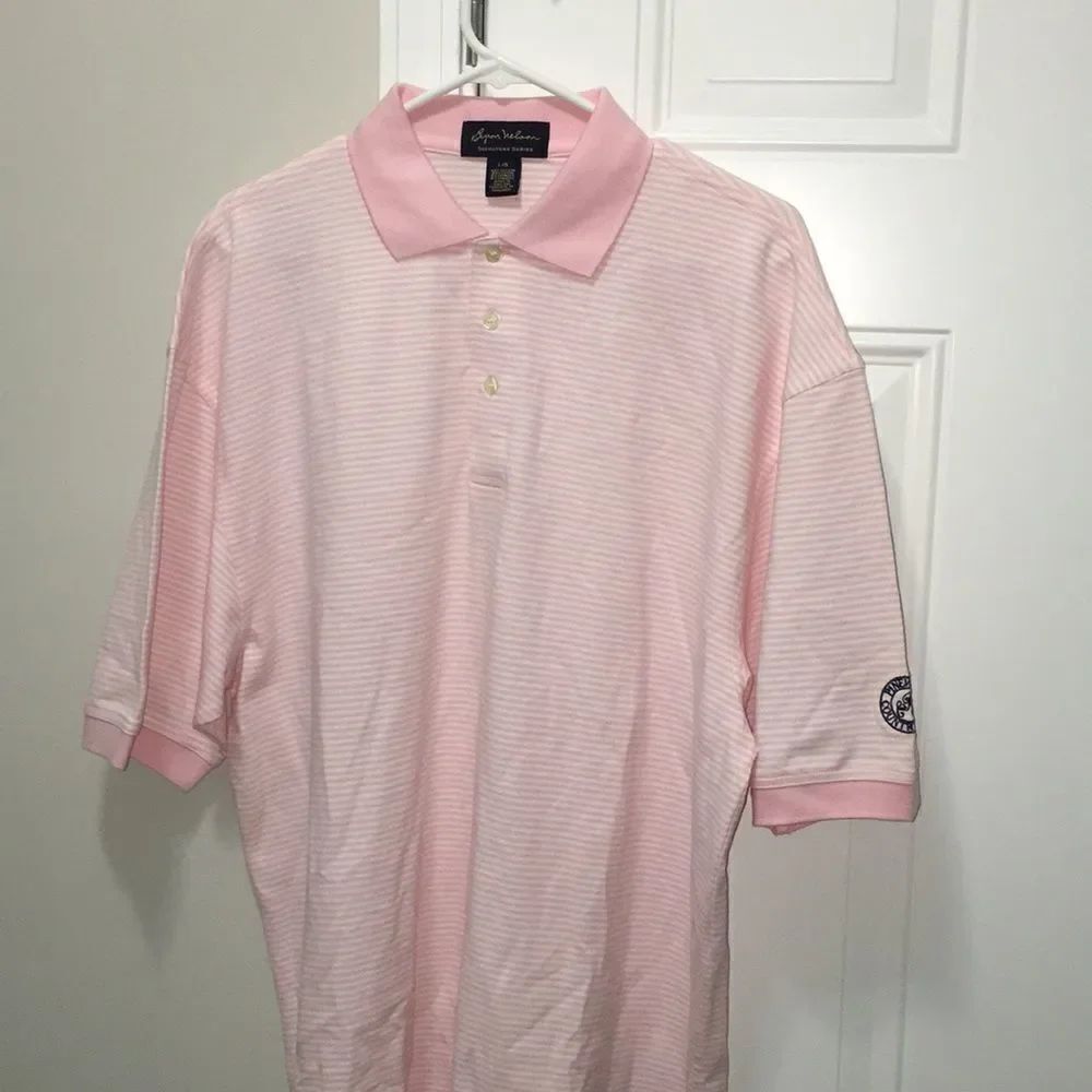 Pink Pinewood Country Club Pinehurst golf shirt